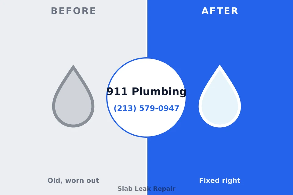 Before and after: plumbing company Mikes, TX